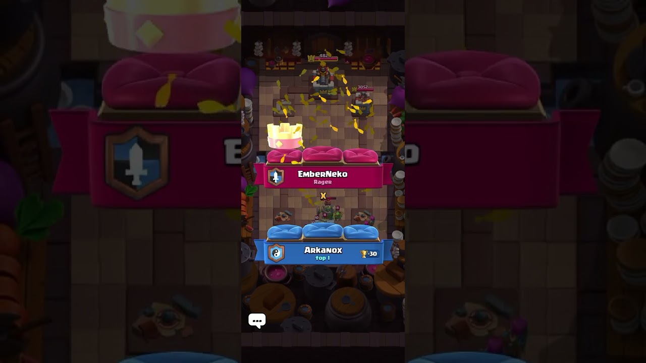 Parte 1 tentando subir de arena no clash royale 