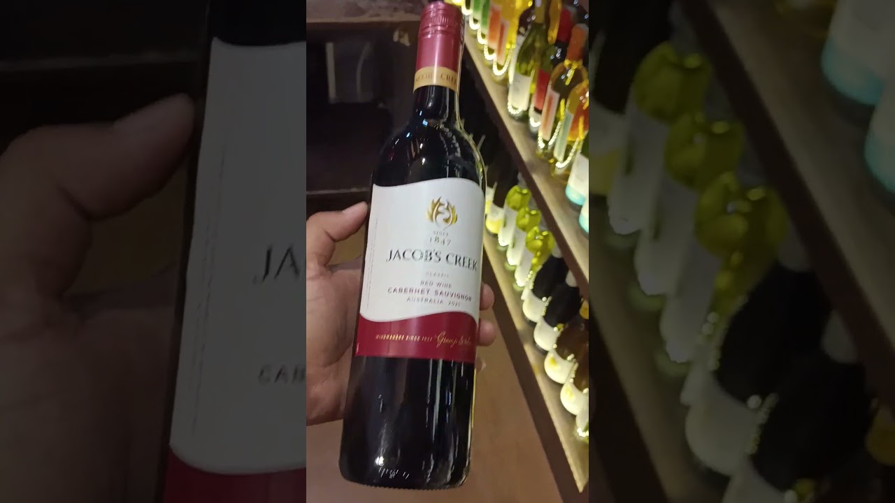 THE MOST POPULAR RED WINE 🍷🍷 !!! ( JACOB CREEK ) 
