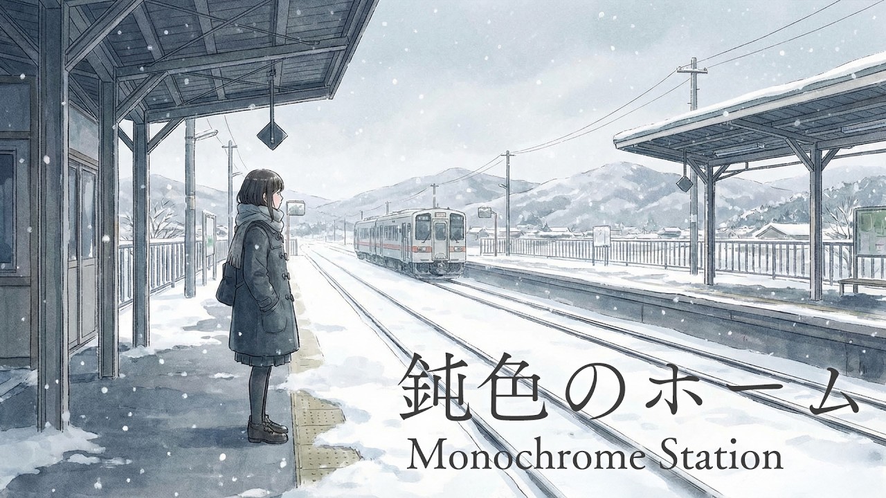 『鈍色のホーム｜Monochrome Station』— Emotional Instrumental | Still Love Tokyo