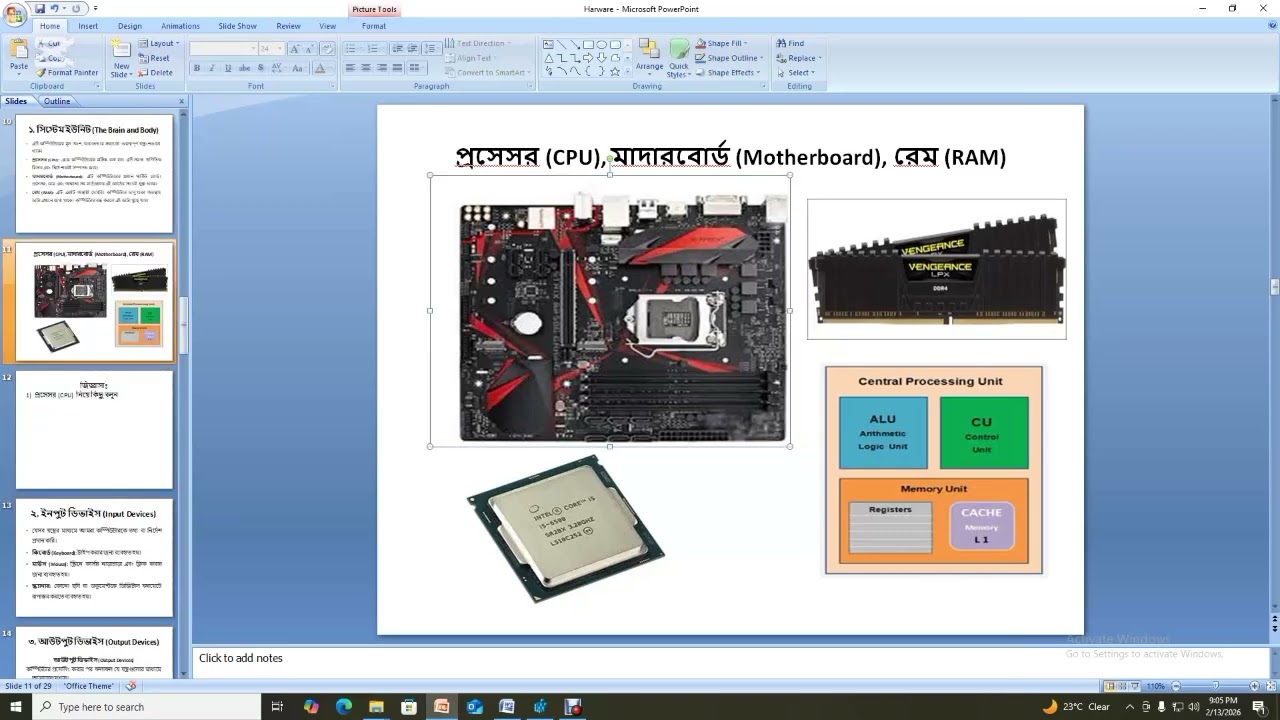 Computer Hardware,,,,,,, Basic part-1