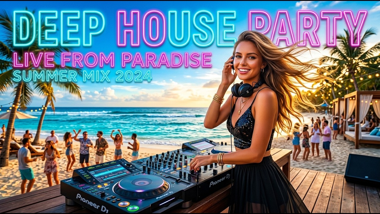 🔴 LIVE Relaxing Tropical House 🌴 Deep House Summer Vibes | Beach Music 24/7 4K