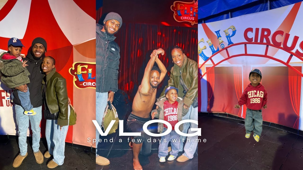 VLOG | Sunday Prep, quick easy dinner idea, flip circus experience ,chit chat + more