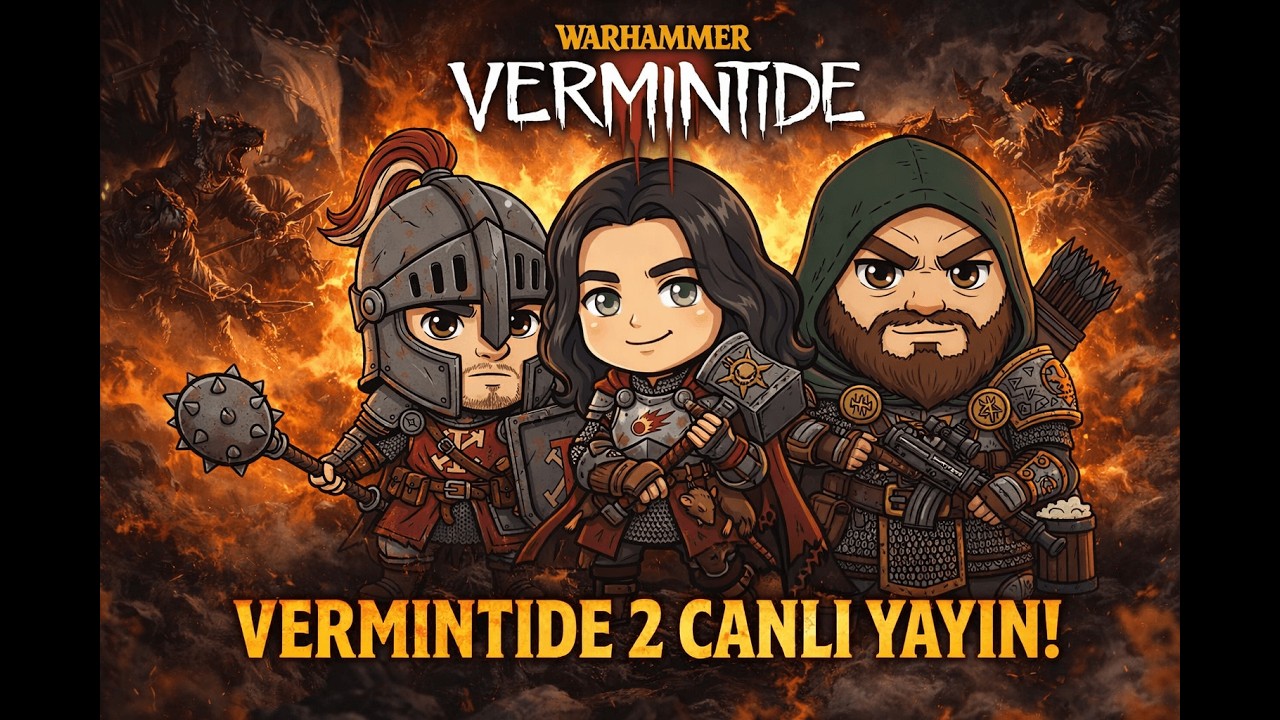 [🔴 CANLI]  Warhammer: Vermintide 2 TÜRKÇE | Biçmeye DEVAM!