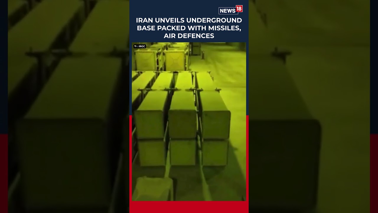Iran Unveils Secret Underground Missile Base | N18S #shorts