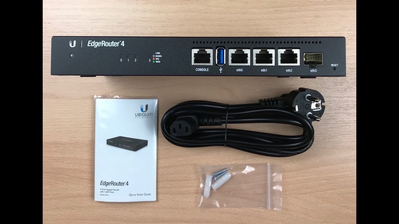 Мини-обзор: Маршрутизатор Ubiquiti EdgeRouter 4