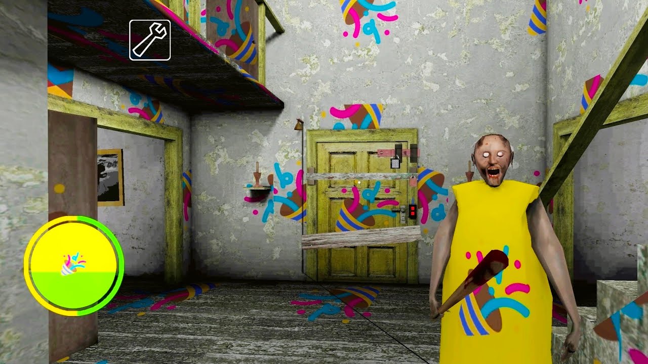 GRANNY GAME PLAYING AS A { BIRTHDAY MODE }
