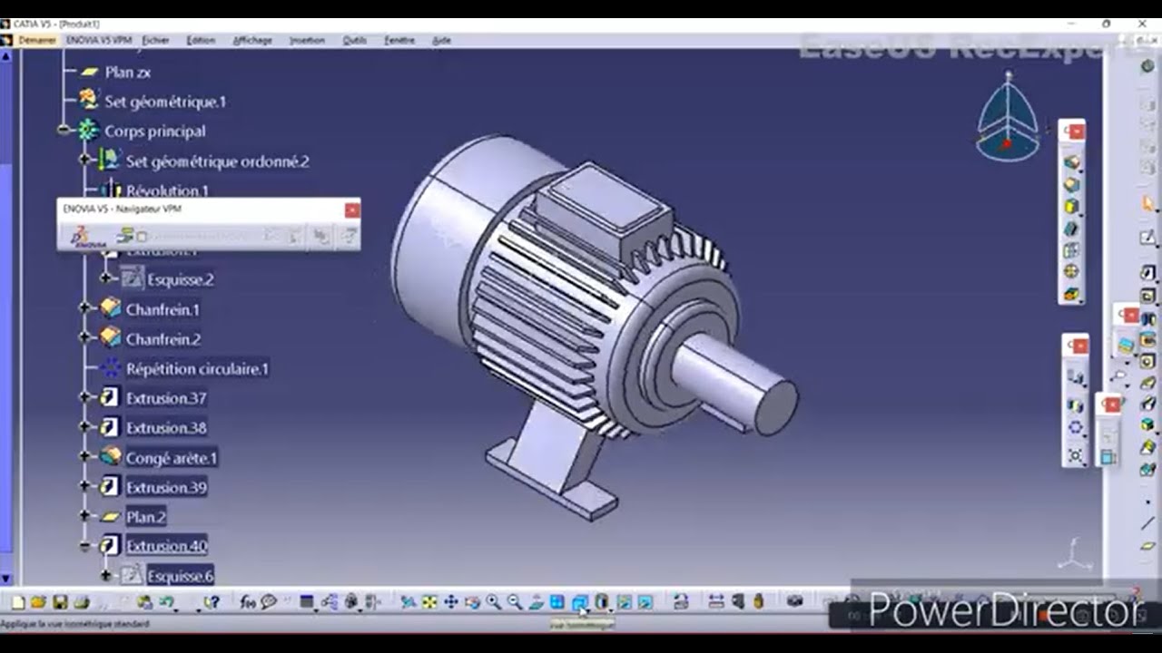 MOTEUR ELECTRIQUE (CATIA)