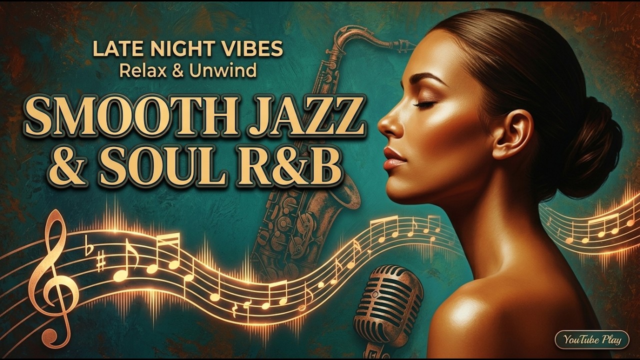 Smooth Jazz & Soul R&B – Relaxing Instrumentals for Work, Study and Late Night Calm