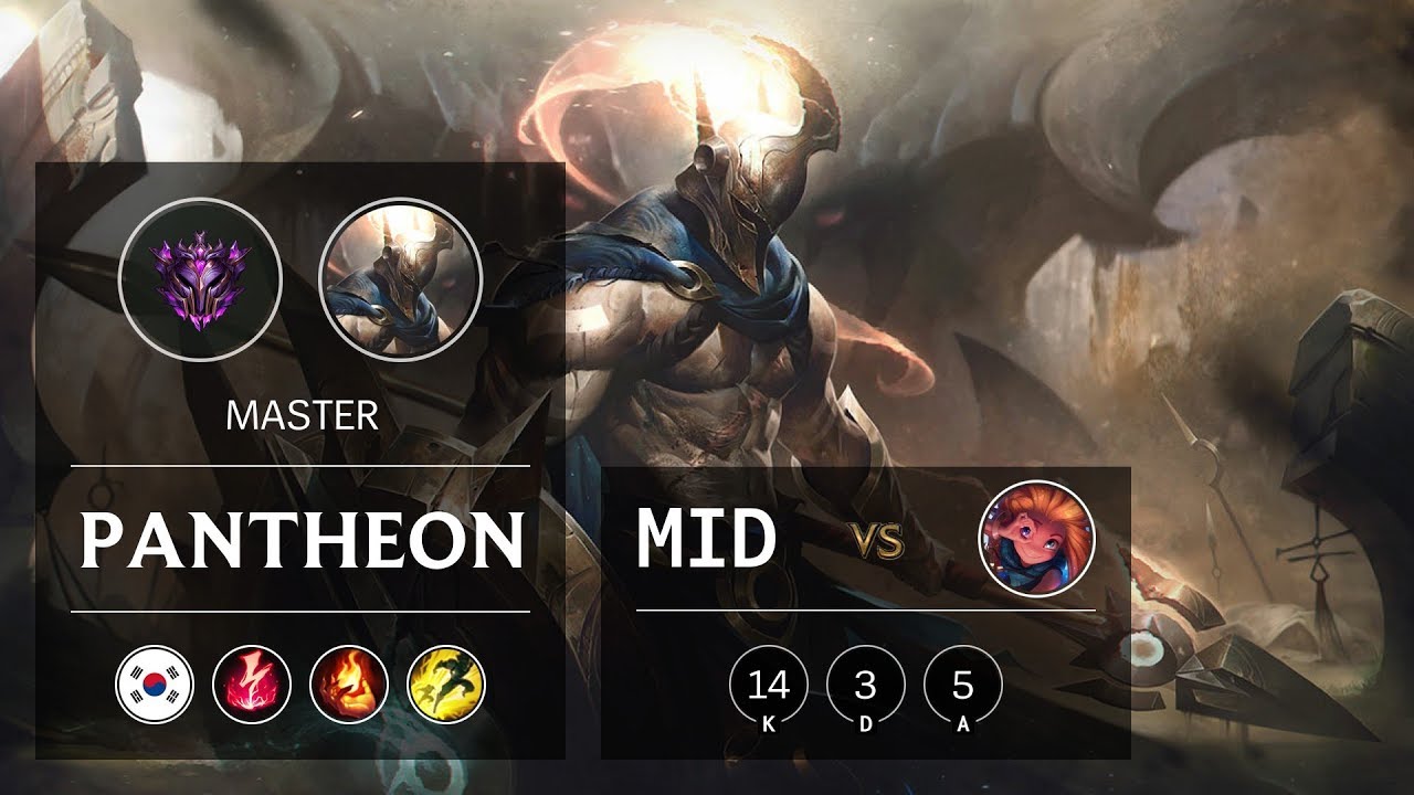 Pantheon Mid vs Zoe - KR Master Patch 9.17