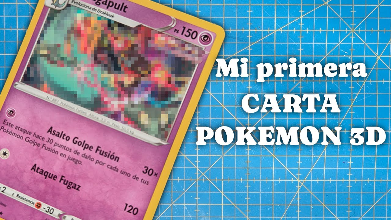 Transformo una carta de POKEMON con efectos 3D!
