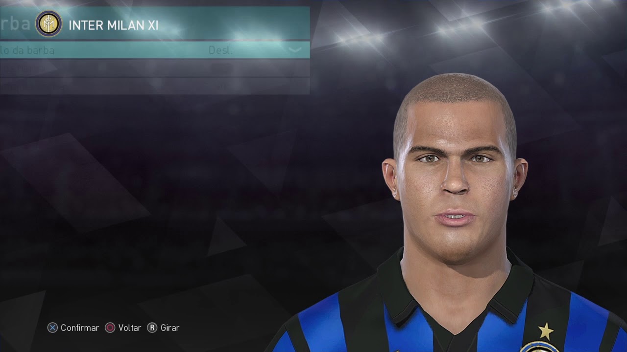 FACE RONALDO FENÔMENO TEMPOS DE INTER DE MILÃO PES 18... FORTALECE AI AMIGOS INSCREVA-SE NO CANAL