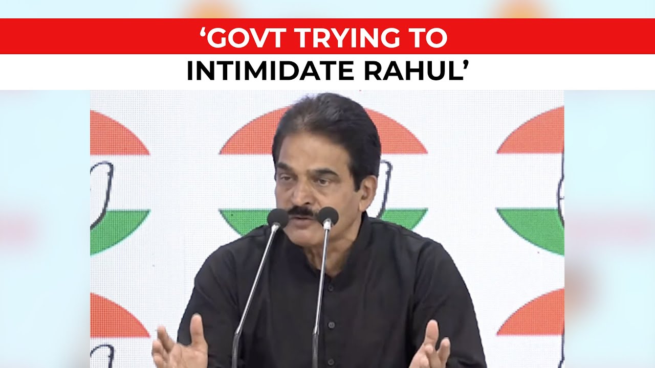 KC Venugopal: Govt trying to intimidate Rahul Gandhi as tries to expose connection between Adani, PM