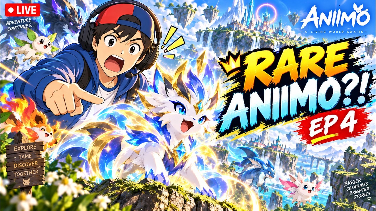 ANIIMO LIVE 🔴 | Hunting RARE Creatures & Tough Battles! 🔥 | EP 4