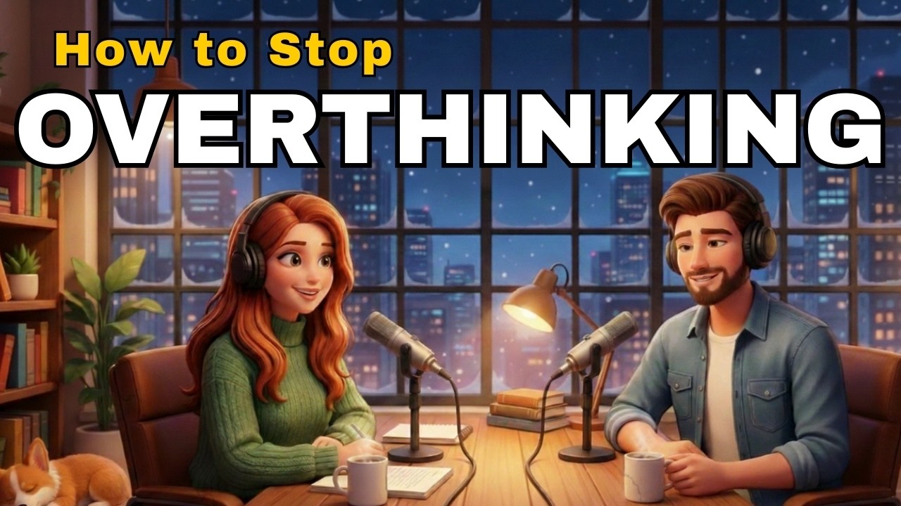 English Podcast for Easy English Conversation | How to Stop Overthinking | for B1 Learners