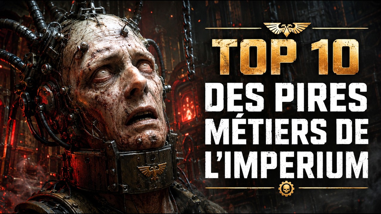 Warhammer 40 000 : Les 10 Pires Métiers de l’Imperium (Fan Lore) #40k