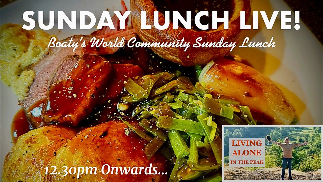 Sunday Lunch Live ~ 27/10/24: The Airbnb gets named and the plate gets licked…