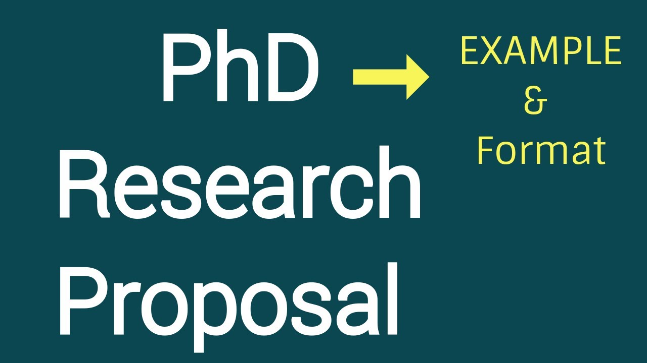 Research Proposal Format