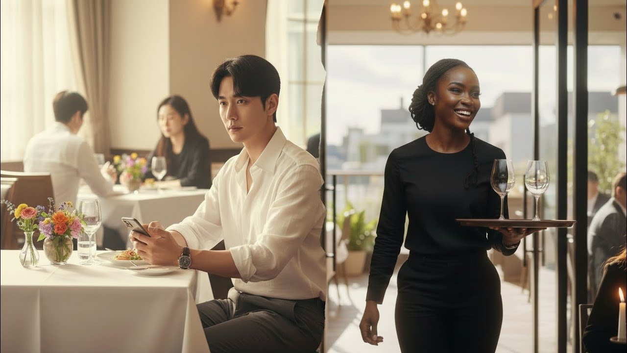 KOREAN Mafia Went on a Blind Date for His Friend  But Fell in Love With Black Waitres at First Sight
