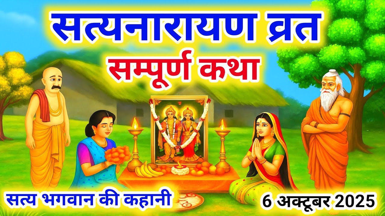सत्यनारायण व्रत कथा | Satyanarayan Katha | Satyanarayan bhagwan ki katha | Sharad Purnima ki Katha