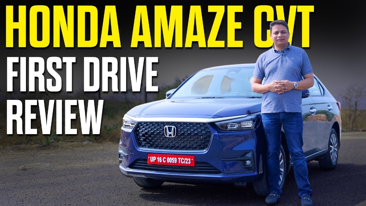 2025 Honda Amaze Automatic CVT Detailed Drive Review | Competition among the rivals? | Times Drive