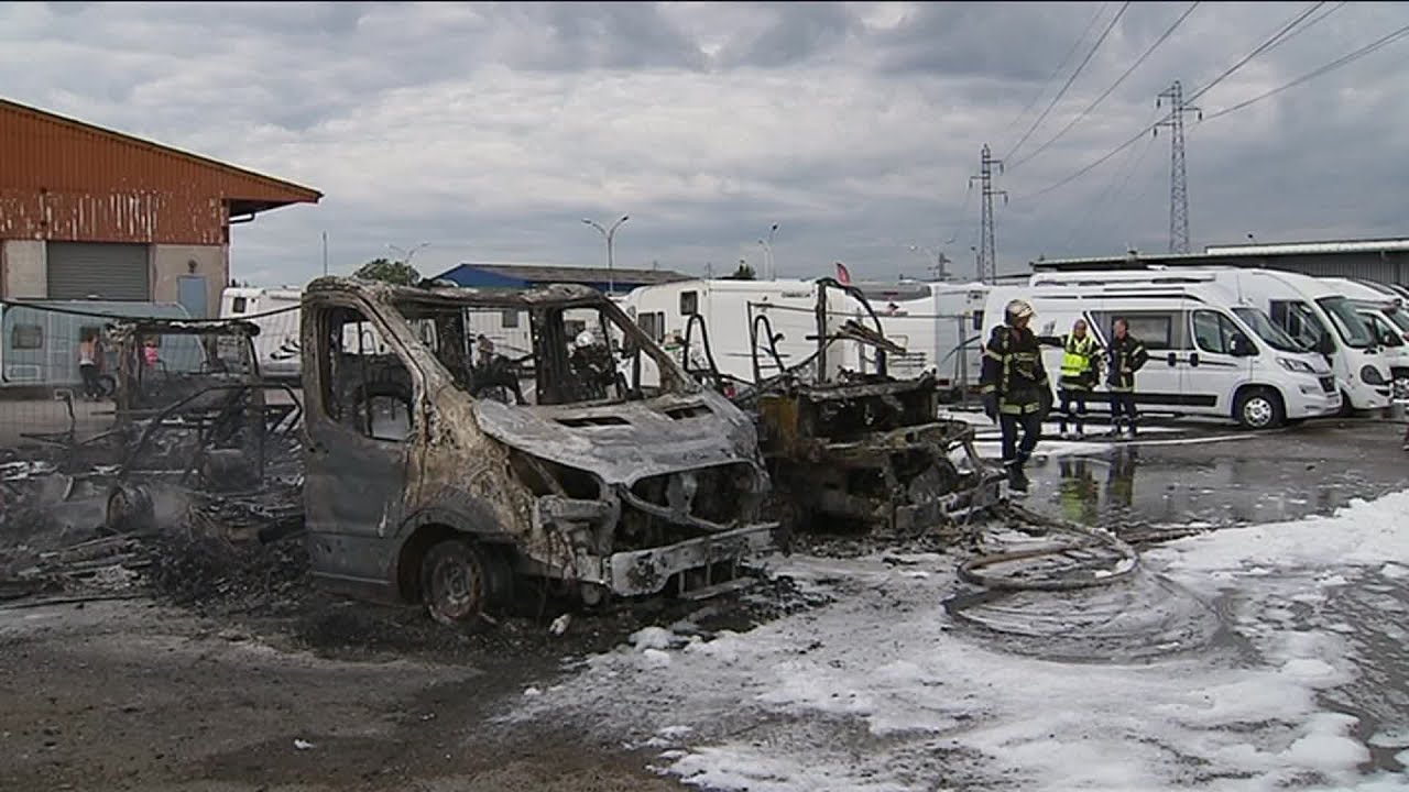 Chenôve : incendie dans une entreprise de camping-cars