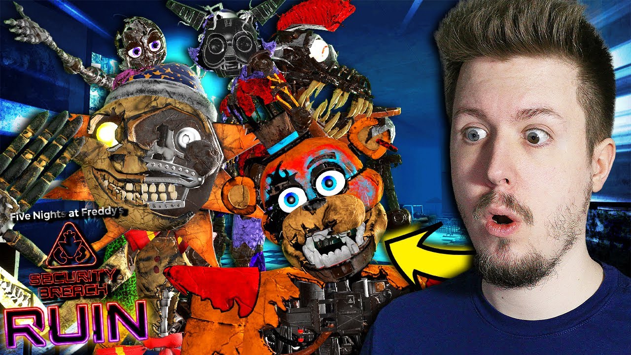 🔥PREMIERA! Przechodzę CAŁE *DLC RUIN* do *FNAF SECURITY BREACH* - CAŁA GRA na 100%!