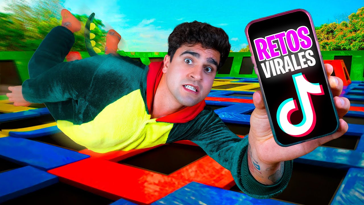 Intentando los retos MAS VIRALES de TIKTOK 😱