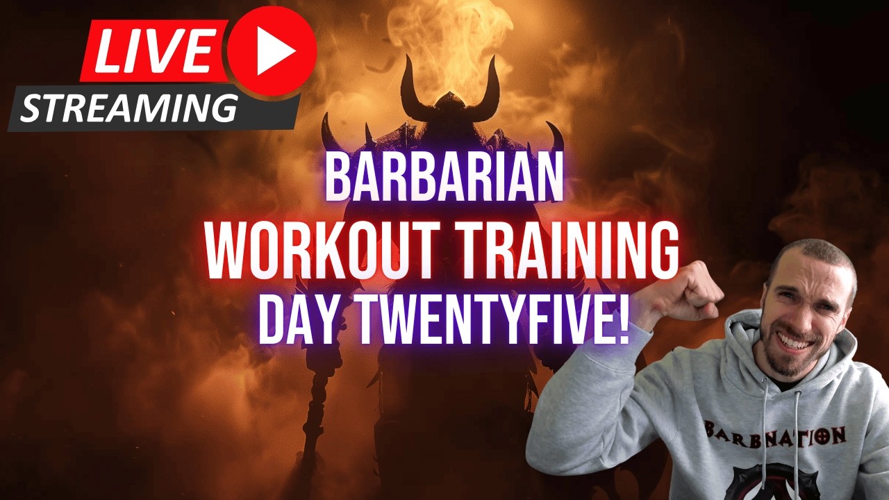 Barbarian Workout Day #25 Come Talk Warlock & Workout! #Fitness #Barbarian
