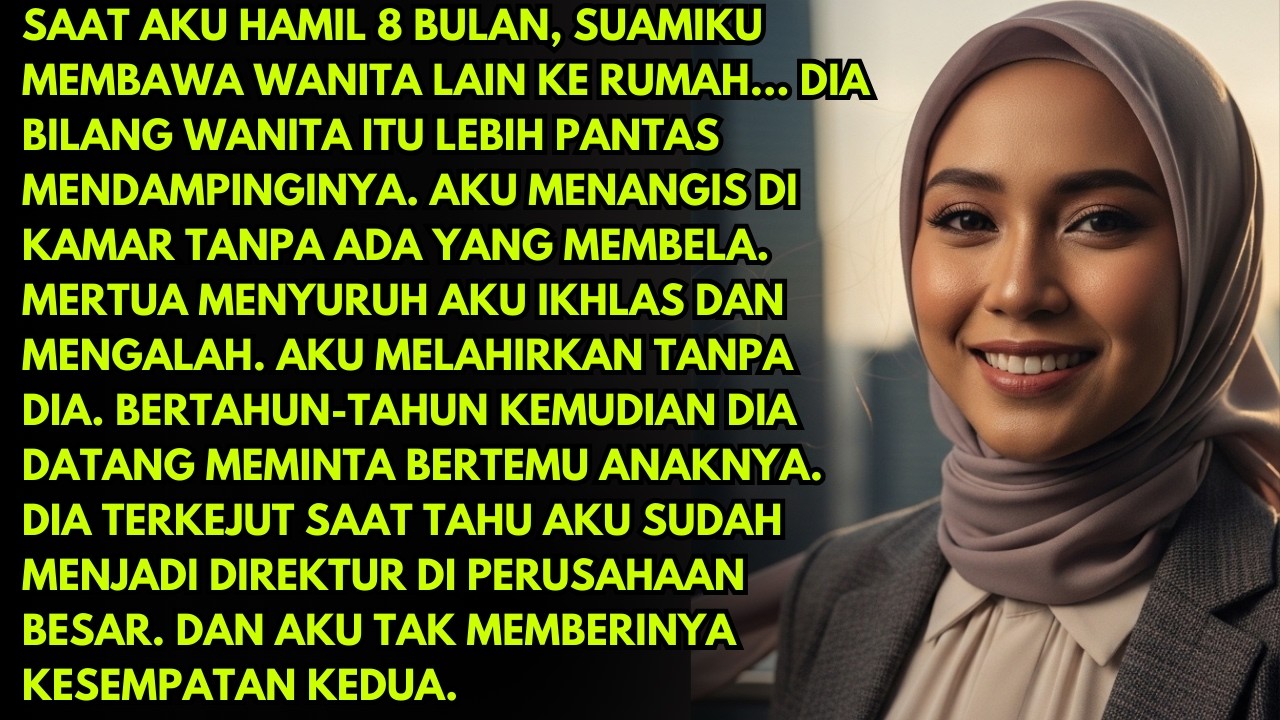 SAAT AKU HAMIL 8 BULAN, SUAMIKU MEMBAWA WANITA LAIN KE RUMAH… DIA BILANG WANITA ITU LEBIH PANTAS