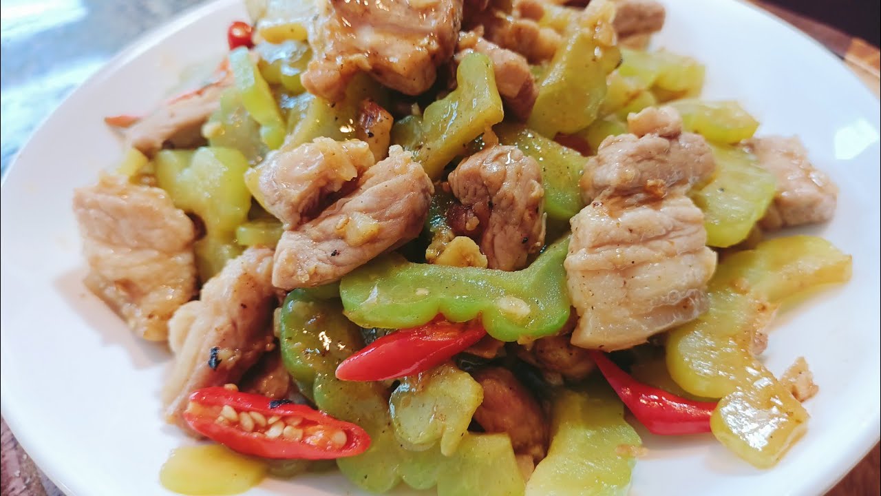 How to remove  bitterness from bitter gourd -Stir fried with soy bean paste