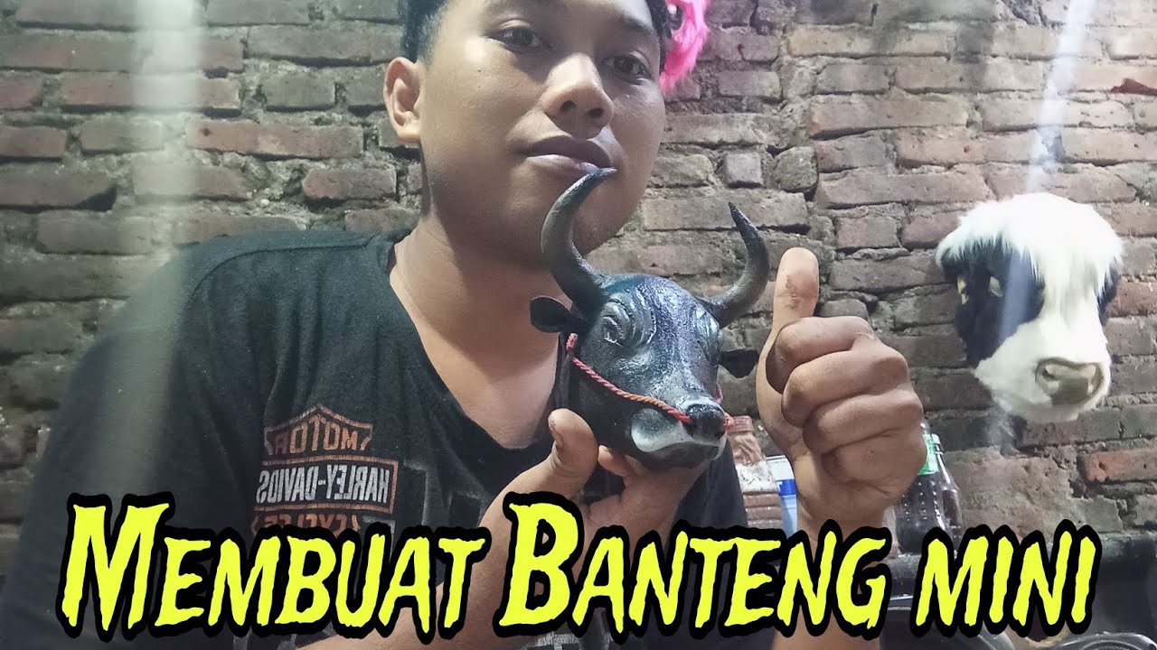 Membuat miniatur bantengan part 1