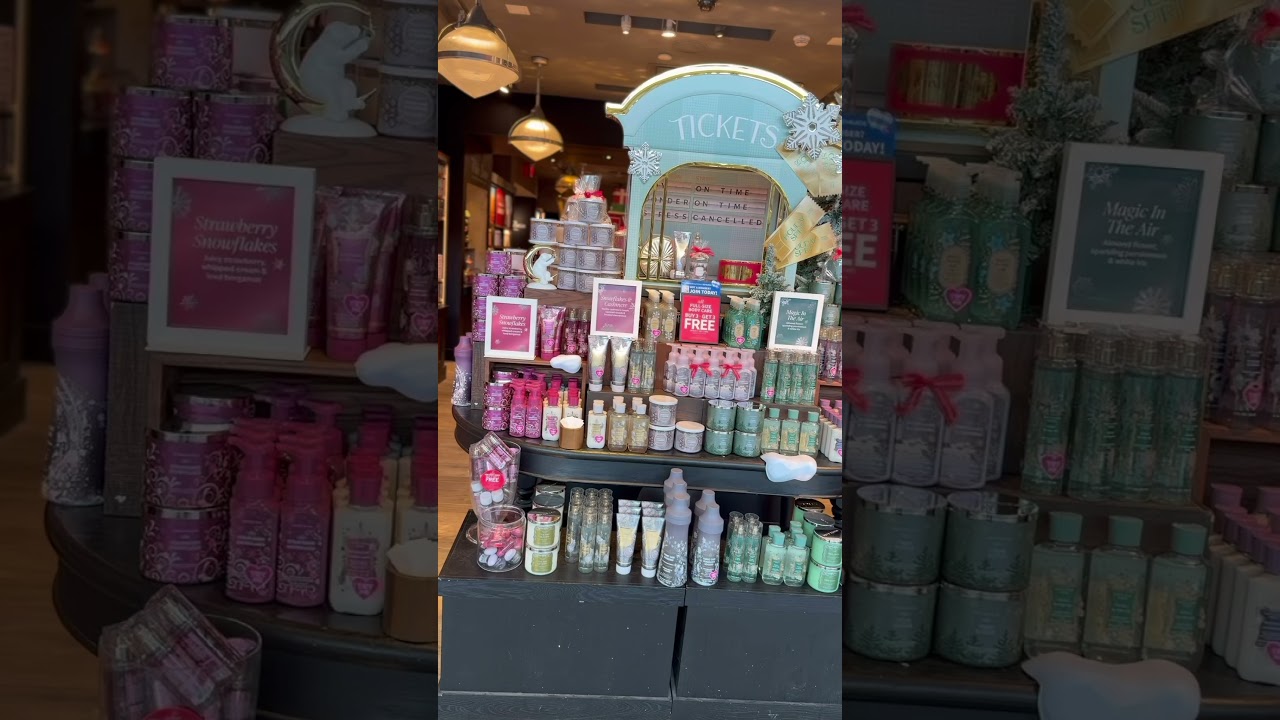 Новая зимняя праздничная коллекция Bath & Body Works от первого лица #bathandbodyworks #рождество...