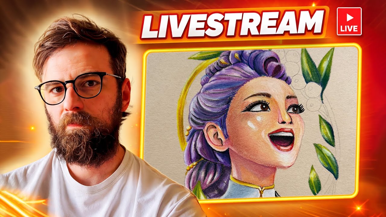 How I Color Rumi (K-Pop Demon Hunters) with Pastel Pencils - Pt3