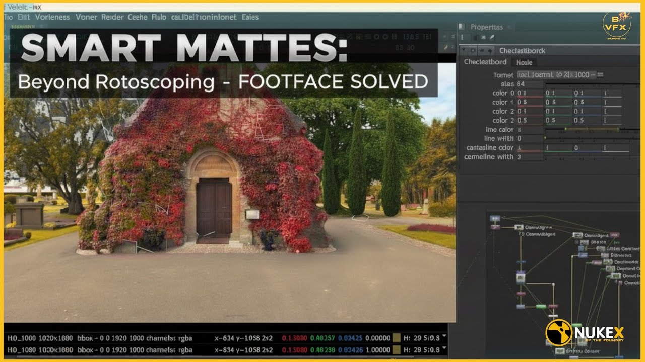 Alternative Smart way to extract mattes from complex shots like this using Nuke X | BAJRANGI VFX
