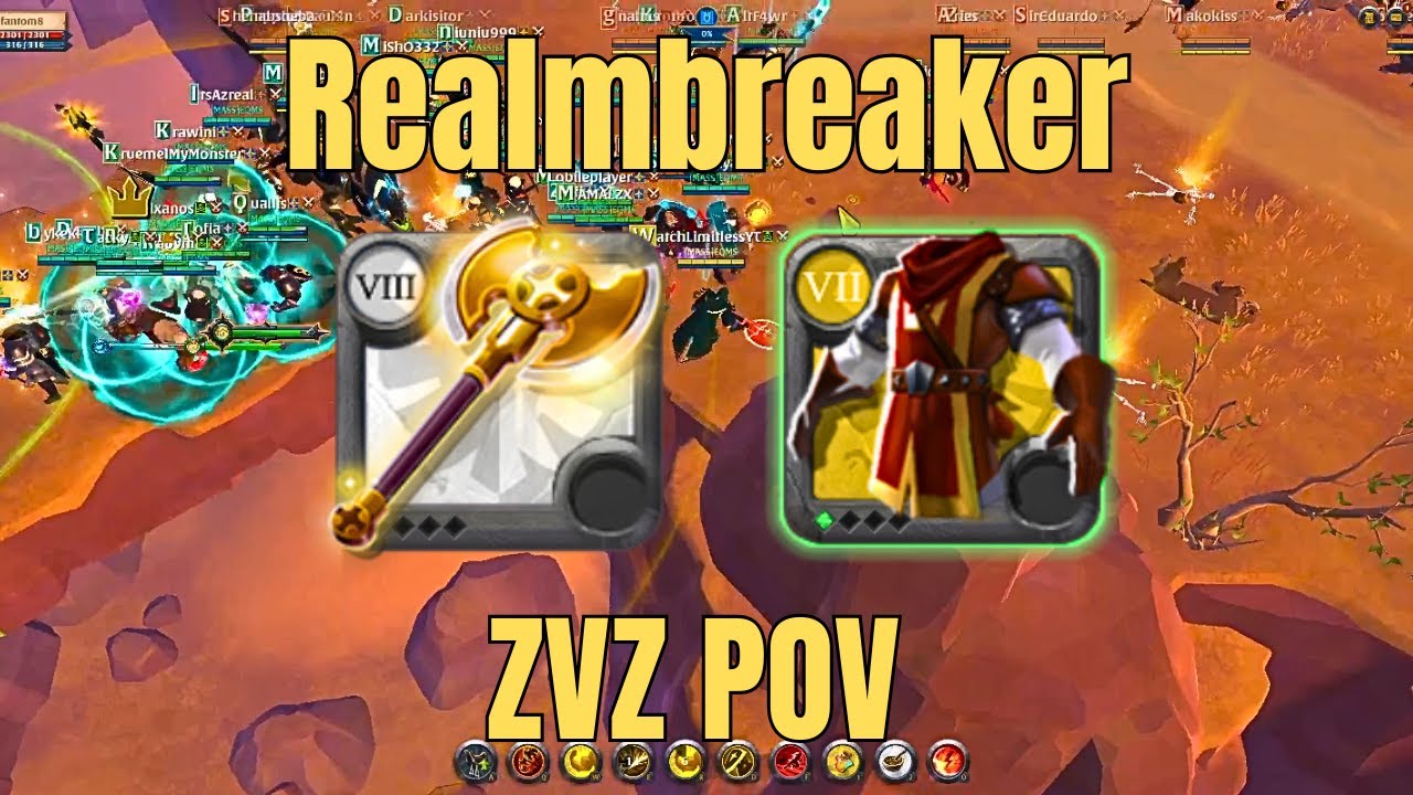 Albion Online Realmbreaker ОТКРЫТЫЙ МИР ZVZ POV EQMS