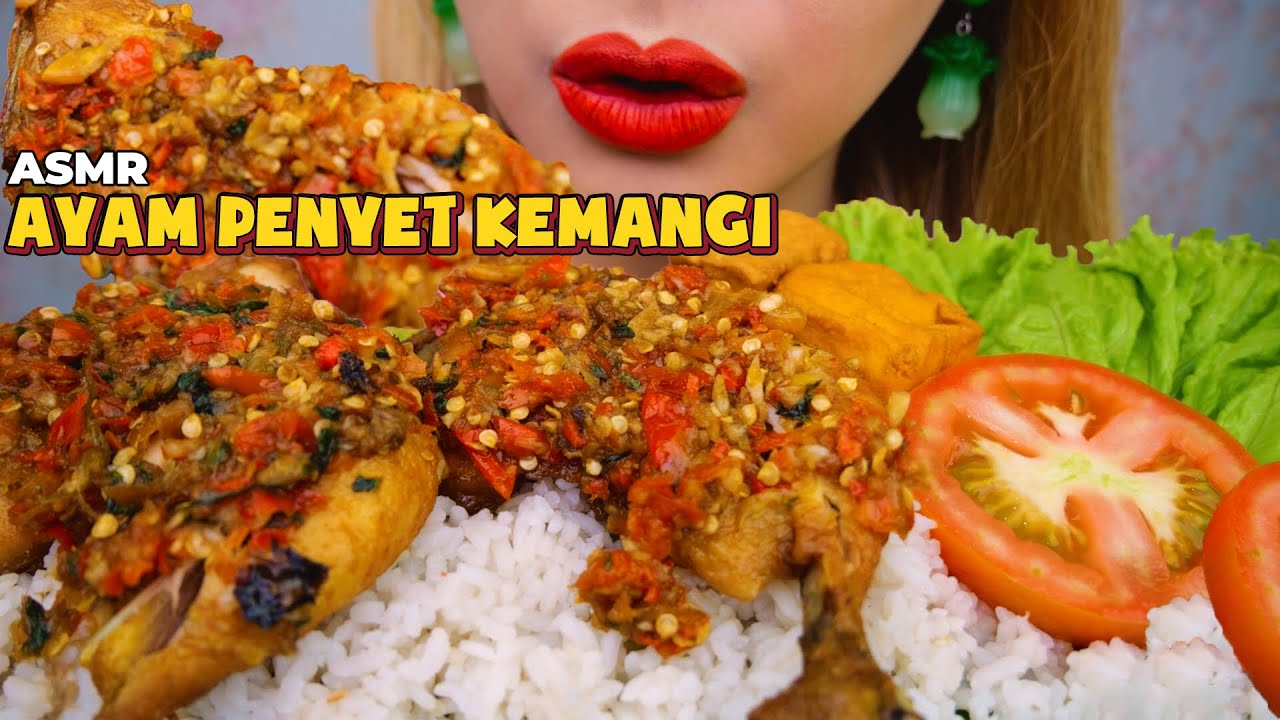 PEDESNYA GA ADA OBAT‼️ ASMR AYAM PENYET SAMBEL KEMANGI 😋 | ASMR Indonesia