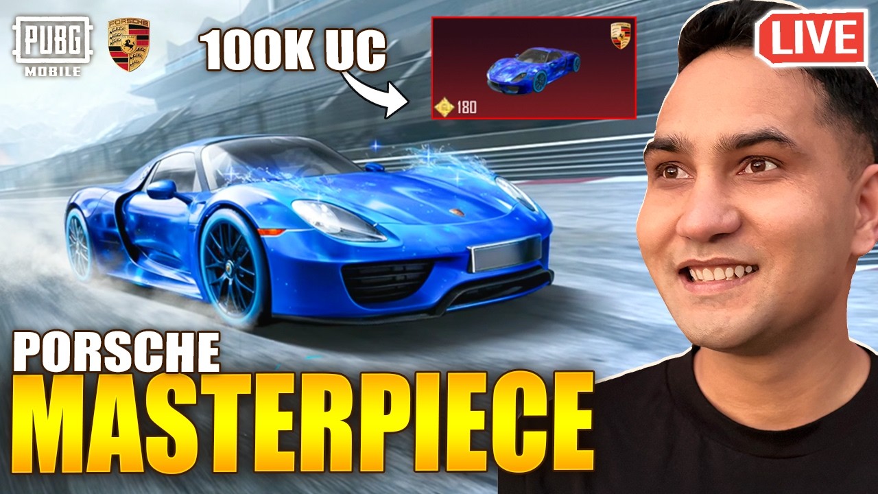 PORSCHE MASTERPIECE OPENING PUBG MOBILE | PORSCHE CRATE OPENING PUBG MOBILE | BGMI