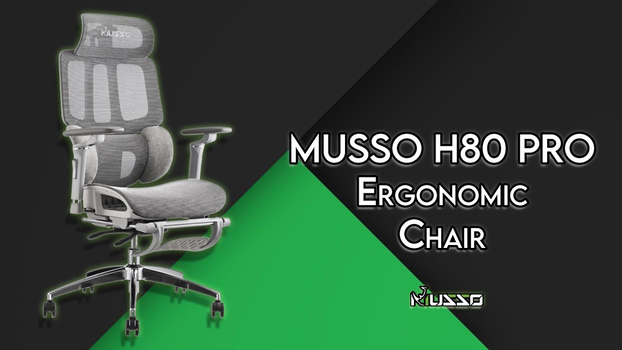 Эргономичное кресло MUSSO H80 PRO — распаковка, сборка и обзор