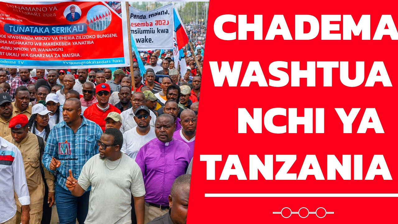🛑Объявление чрезвычайного положения организацией CHADEMA в полночь потрясло страну