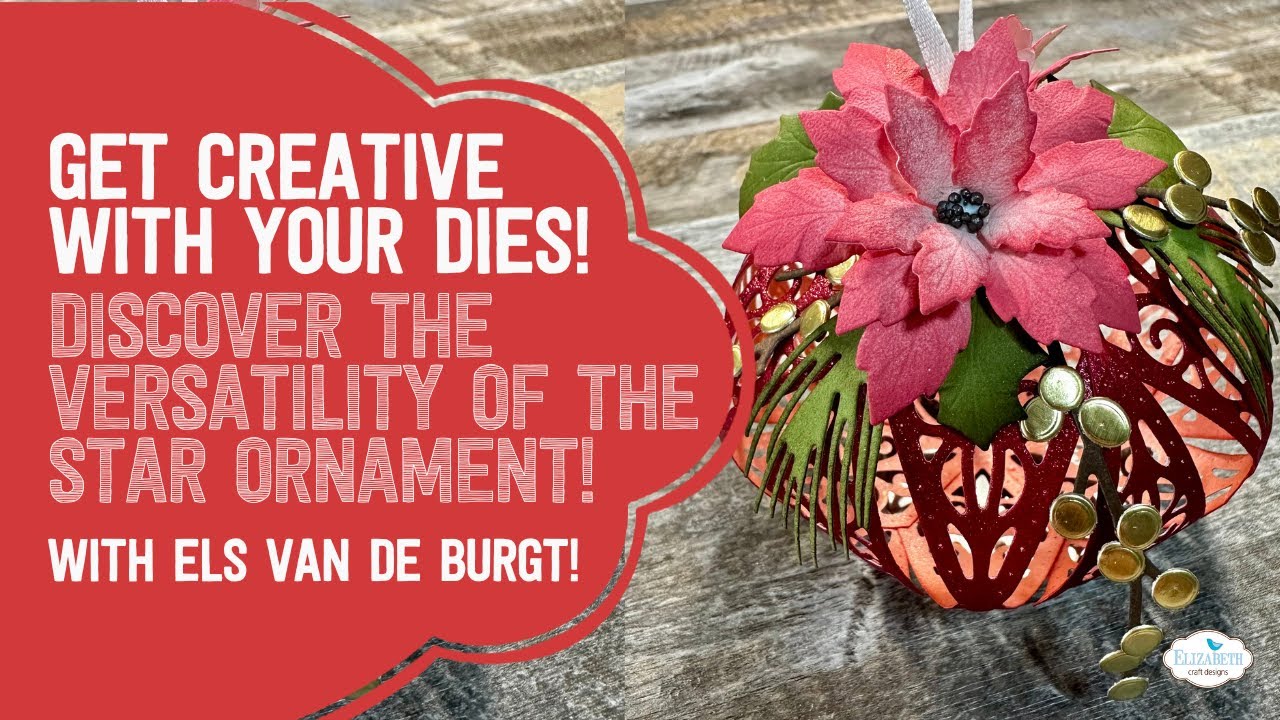 Get creative with your dies! Discover the versatility of the star ornament die.