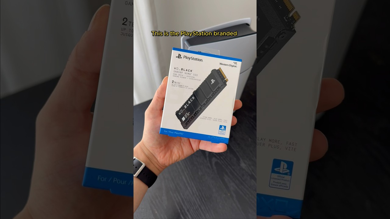 Твердотельный накопитель WD_Black SN850P PS5 под брендом PlayStation &mdash; самый красивый на сегодняш...
