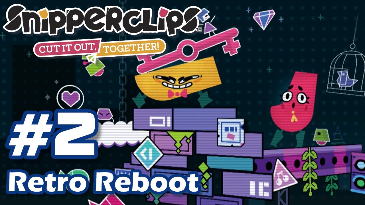 Snipperclips - [Part 2] Retro Reboot (All 15 Puzzle Solutions)