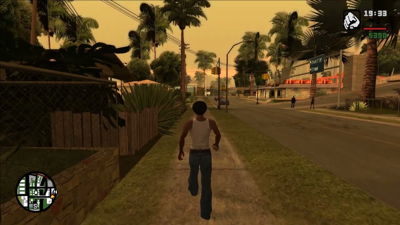 Grand Theft Auto  San Andreas Walking in Ganton