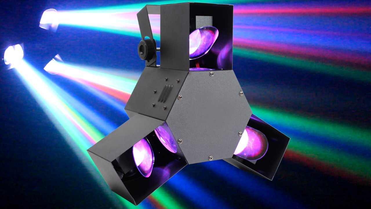 BeamZ Triple Flex LED Scanner Disco Light