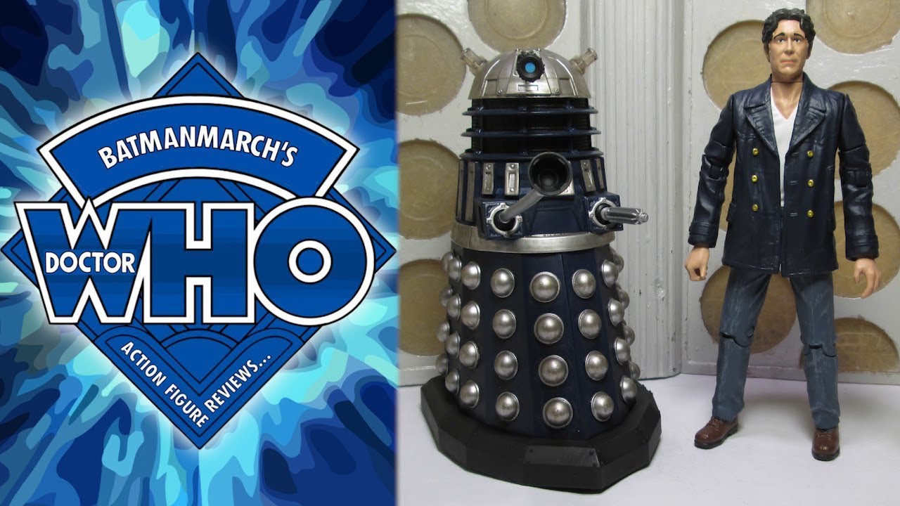 Doctor Who: 8th Doctor and Dalek Interrogator Prime  Action Figure Review - B&M Exclusive