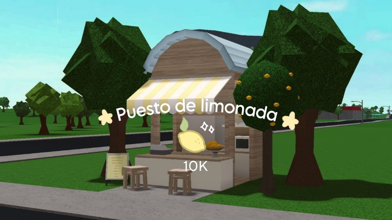 ♡🍋Puesto de limonada Bloxburg🍋🌱 (No gamepass) 10K o menos...🍋🌱