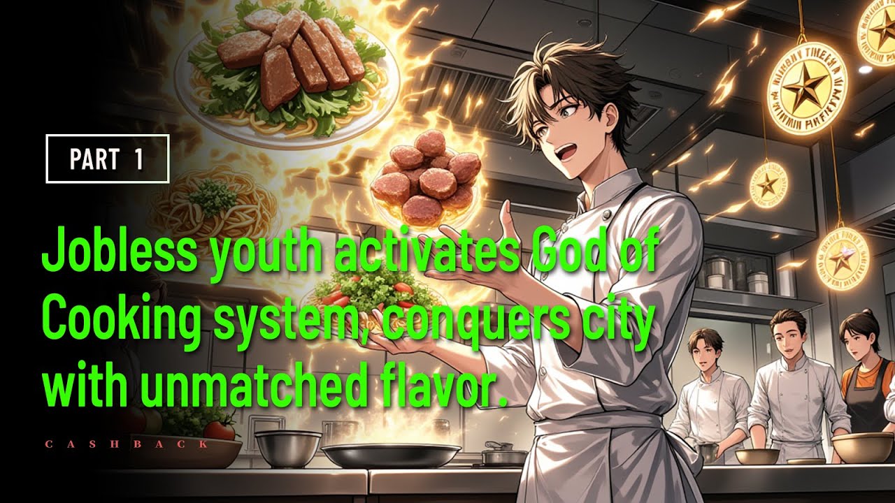 Jobless youth activates God of Cooking system, conquers city with unmatched flavor.