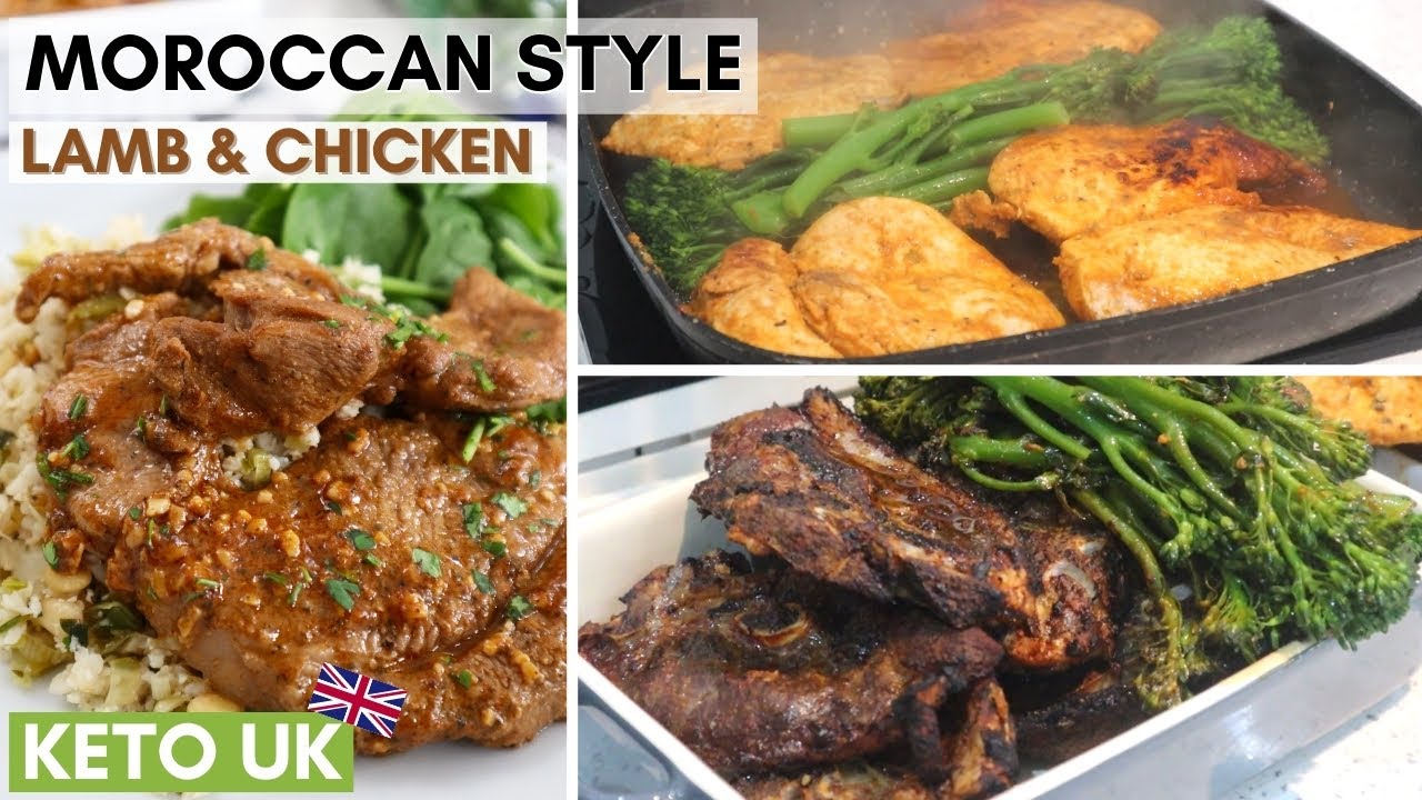 Moroccan Style Lamb & Chicken: Low Carb & Keto Dinner