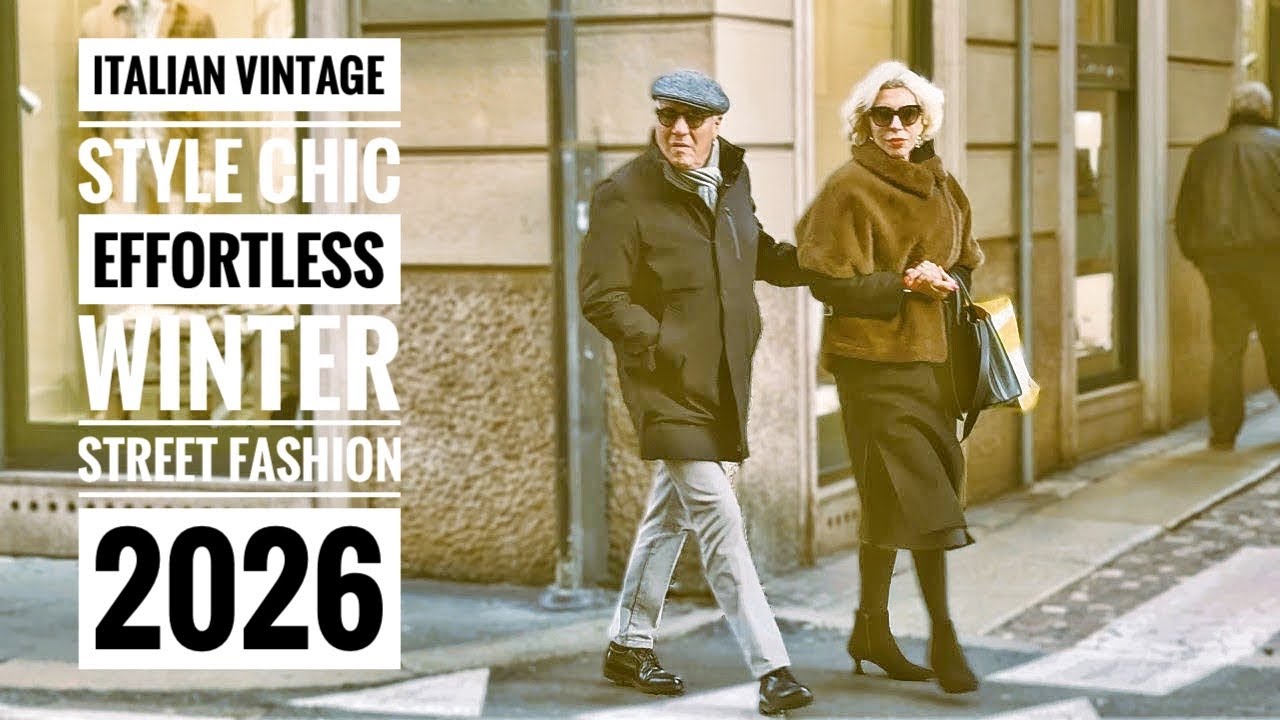 MILAN VINTAGE STREET STYLES ❄️ WINTER FASHION TRENDS 2026