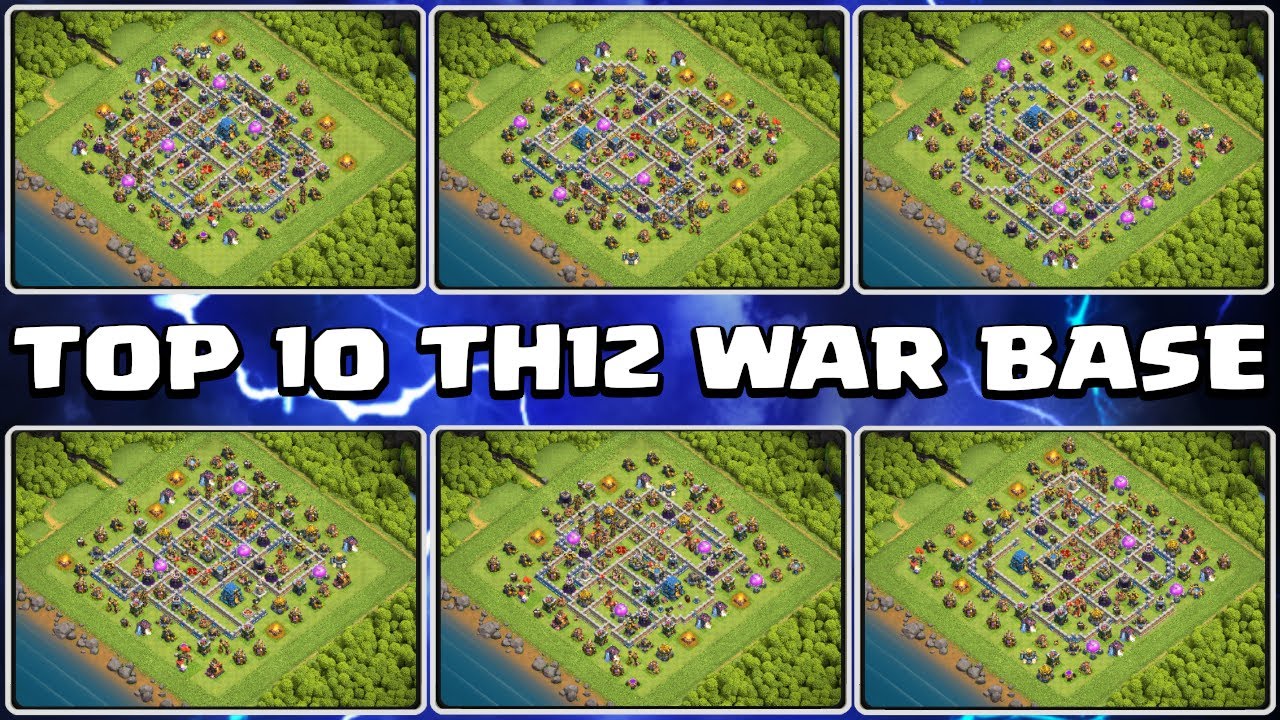 BEST TH12 War Base 2020 | TOP 10 With TH12 Base/Copy Link | Clash of Clans | #1